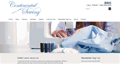 Desktop Screenshot of continentalsewing.com